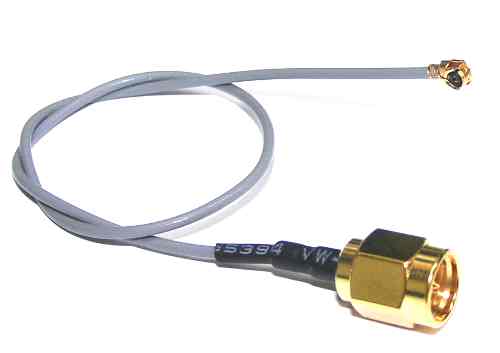 IPEX (Microcab U.FL) Plug to SMA Plug 1.32 Cable 20cm